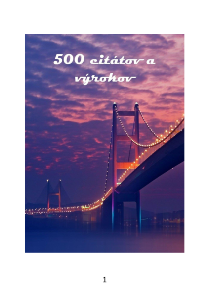 500 citátov a výrokov