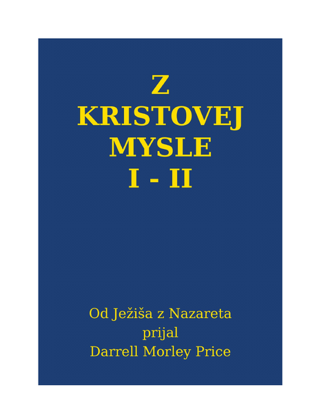 Z KRISTOVEJ MYSLE